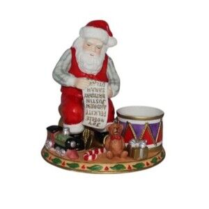 PartyLite Santa's List Tealight Holder P7916 Christmas Holiday
